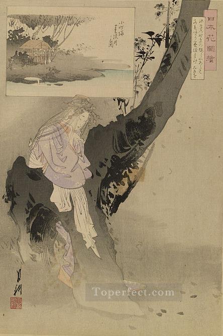 nihon hana zue 1896 4 Ogata Gekko Ukiyo e Pintura al óleo